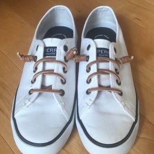 Sperry Pier View White Sneakers